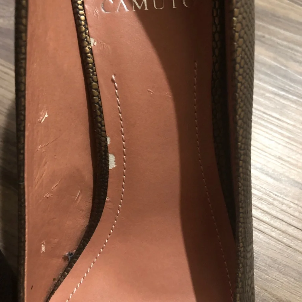 Vince Camuto Bronze heels